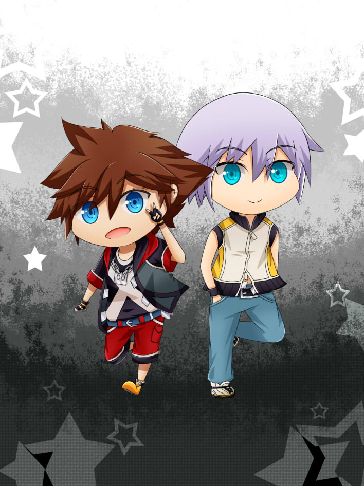 Sora X Riku Kingdom Hearts - Riku and Sora by akai-kuma on DeviantArt