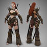 Barbarian Female T-pose