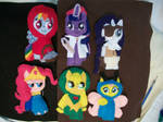 Ponygirls Just Want to Have Fun handmade ornaments by grandmoonma