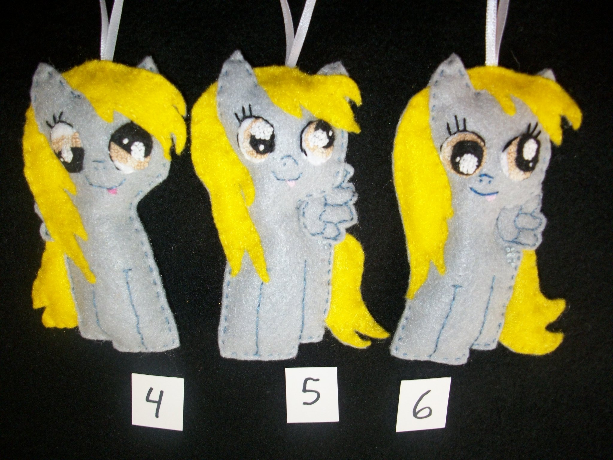 Derpy Handmade Pony Ornaments two