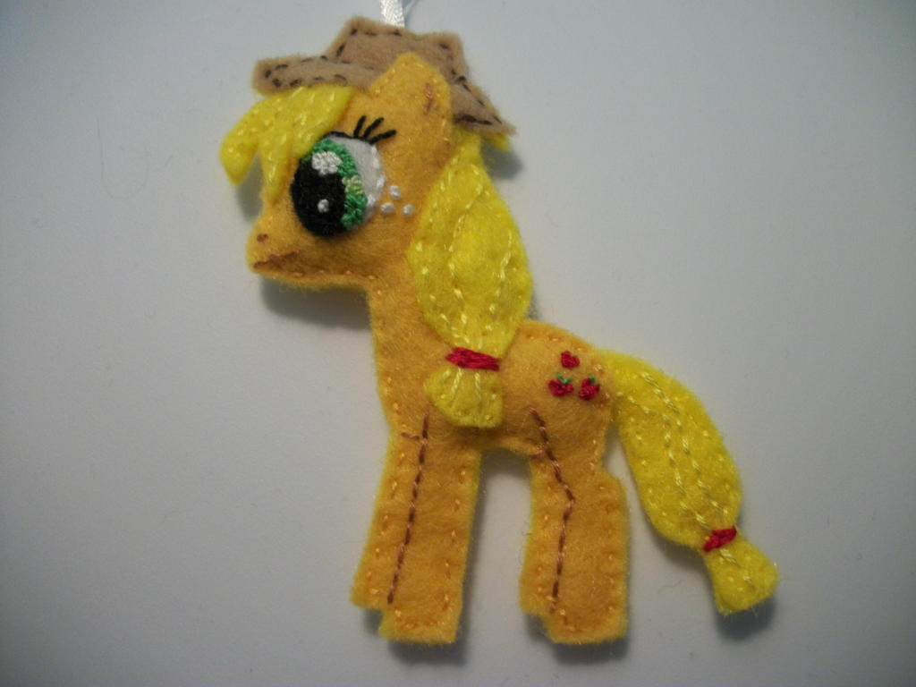 Applejack Handmade Mini Felt Ornament 2