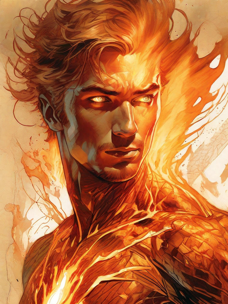 HUMAN TORCH by Plaiemobile on DeviantArt