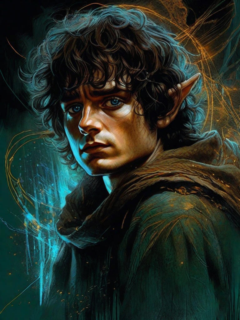 Frodo Baggins Deviantart FRODO BAGGINS by Plaiemobile on DeviantArt