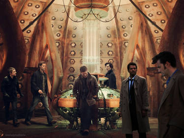 SuperWhoLock in the TARDIS