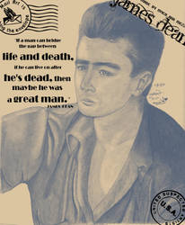 James Dean Potrait 2.8.12