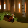 Low poly - fox hole 1440p