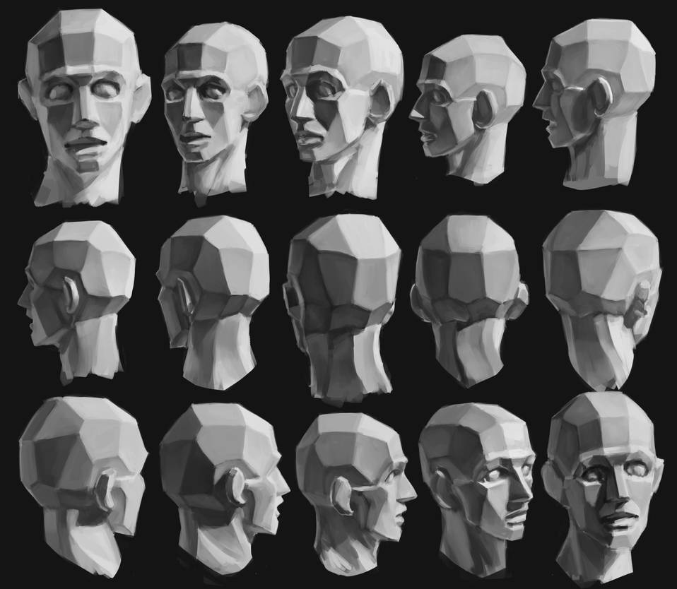 Head Study Course head study #3 by remote333 on DeviantArt