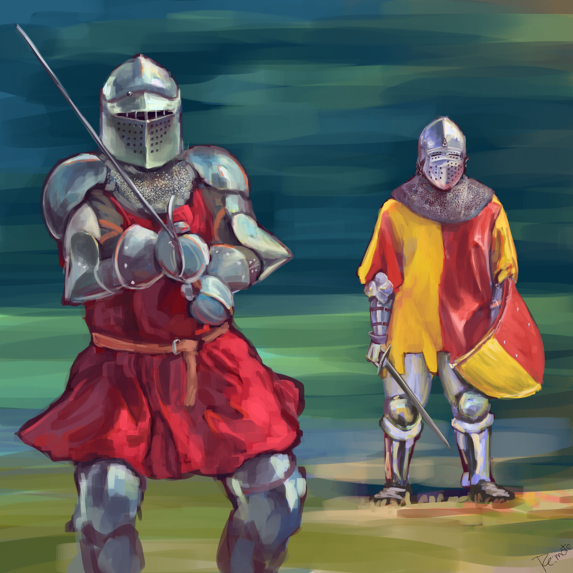 Knight Deviantart knights study #1 by remote333 on DeviantArt