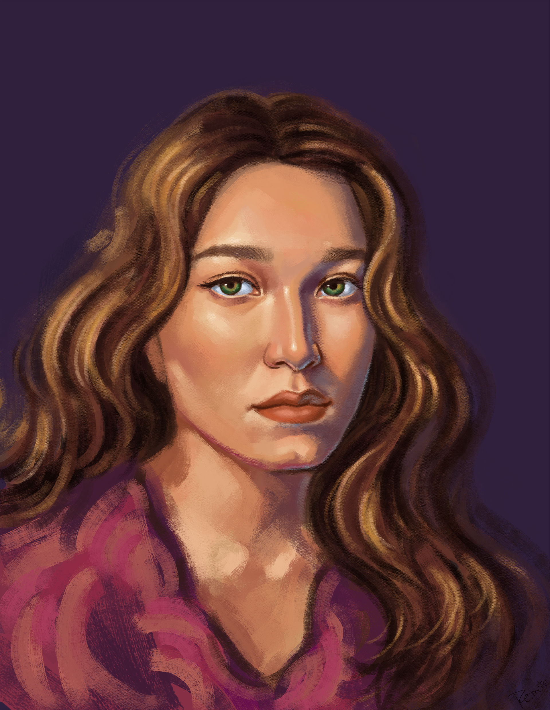 portrait study #102 by remote333 on DeviantArt