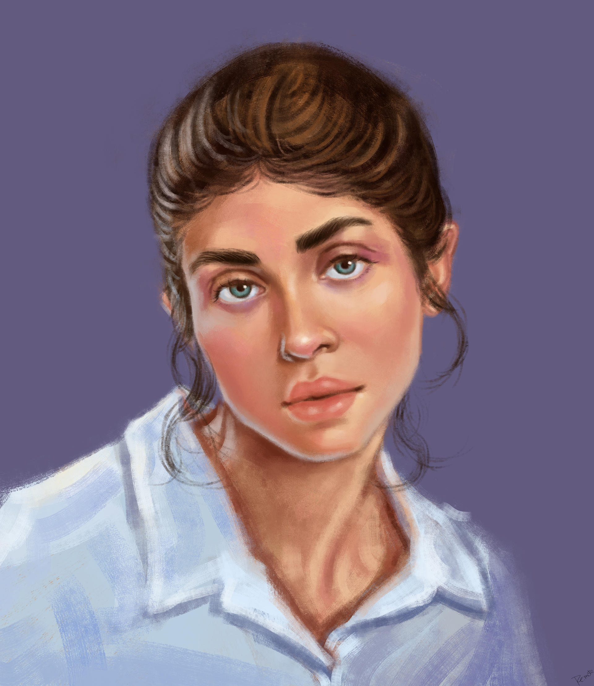 portrait study #106 by remote333 on DeviantArt