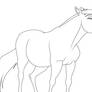 FREE horse lineart spirit cimarron