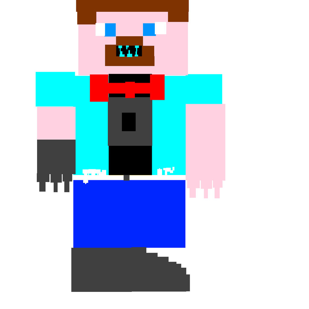 Steven 8 Bit 8-bit Nightmare Steve by creepdecreeper05 on DeviantArt