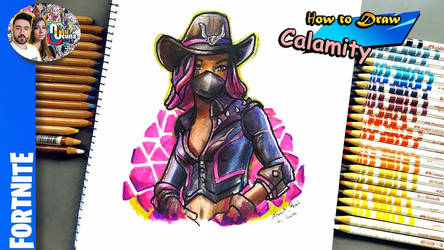How to Draw Calamity  Fortnite 2019
