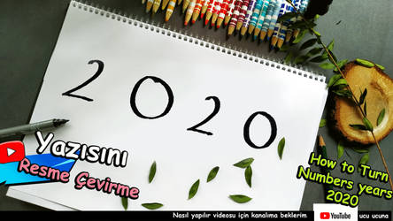 how to turn numbers years 2020 very easy