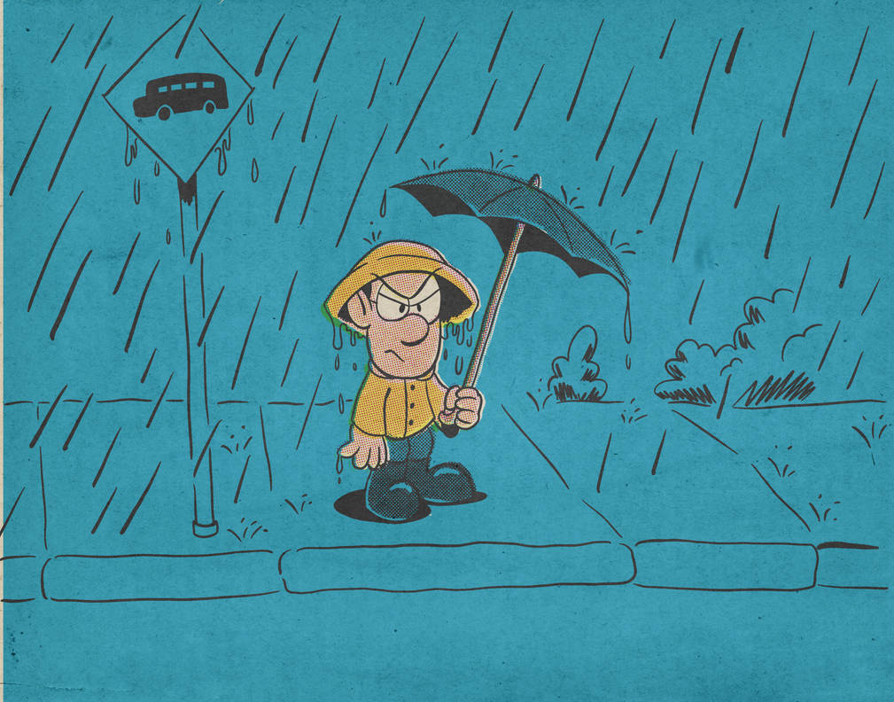 Sam Waitin Sam - Waiting For the Bus in the Rain (Vintage) by SimonofSurfaceWave ...
