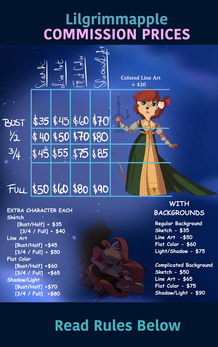 Commission Prices 2024 [Waitlist Closed]