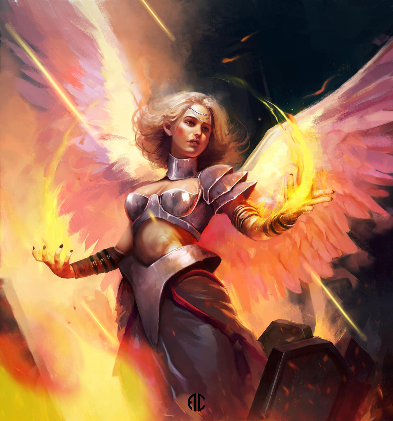 Custom Firebender Firebender by angelocavaliereart on DeviantArt