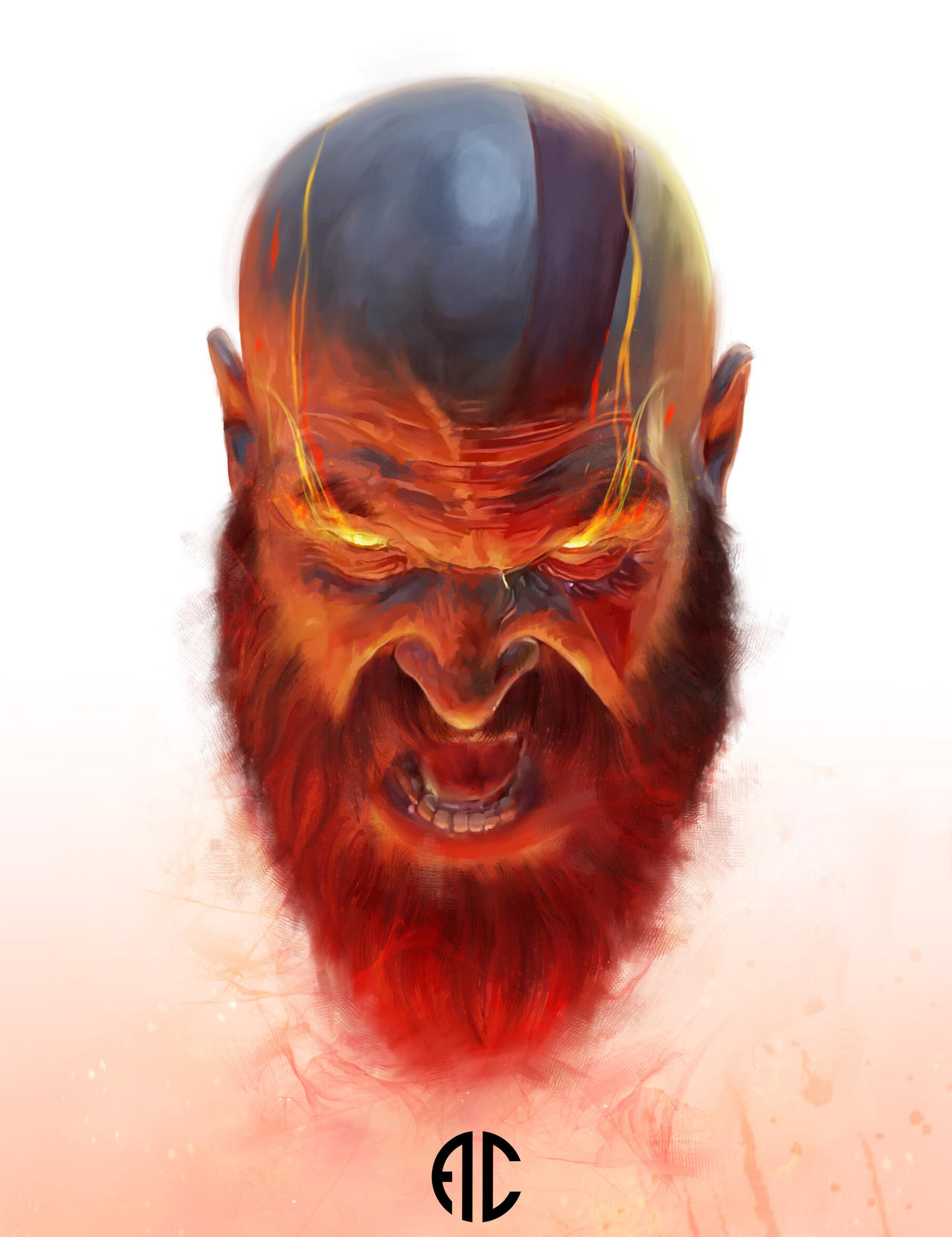 Kratos, Spartan Rage by Raivis-Draka on DeviantArt