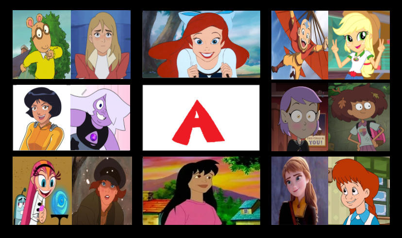 My Favorite Letter A Characters by zakinu2024 on DeviantArt