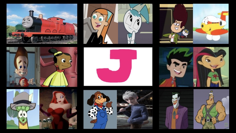 Letter R J Characters My Favorite Letter J Characters by zakinu2024 on DeviantArt
