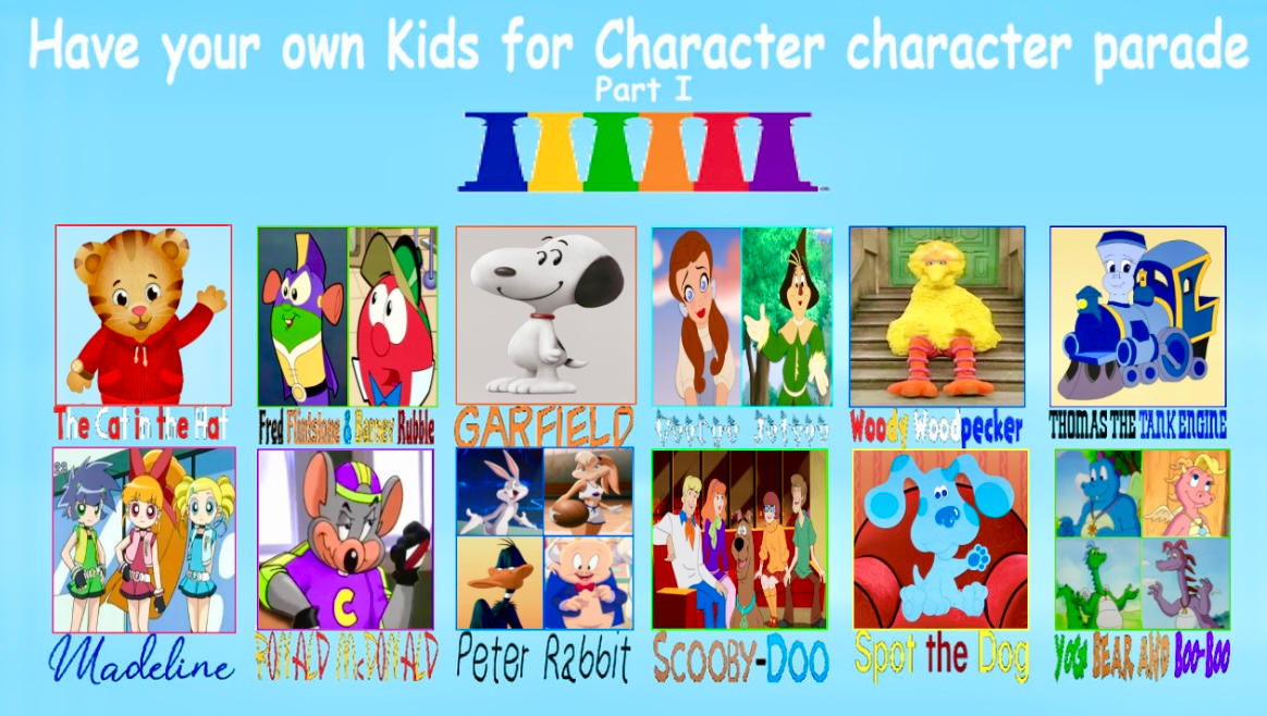 Character Parade Kids For Character Parade AU (Part 1) by zakinu2024 on DeviantArt