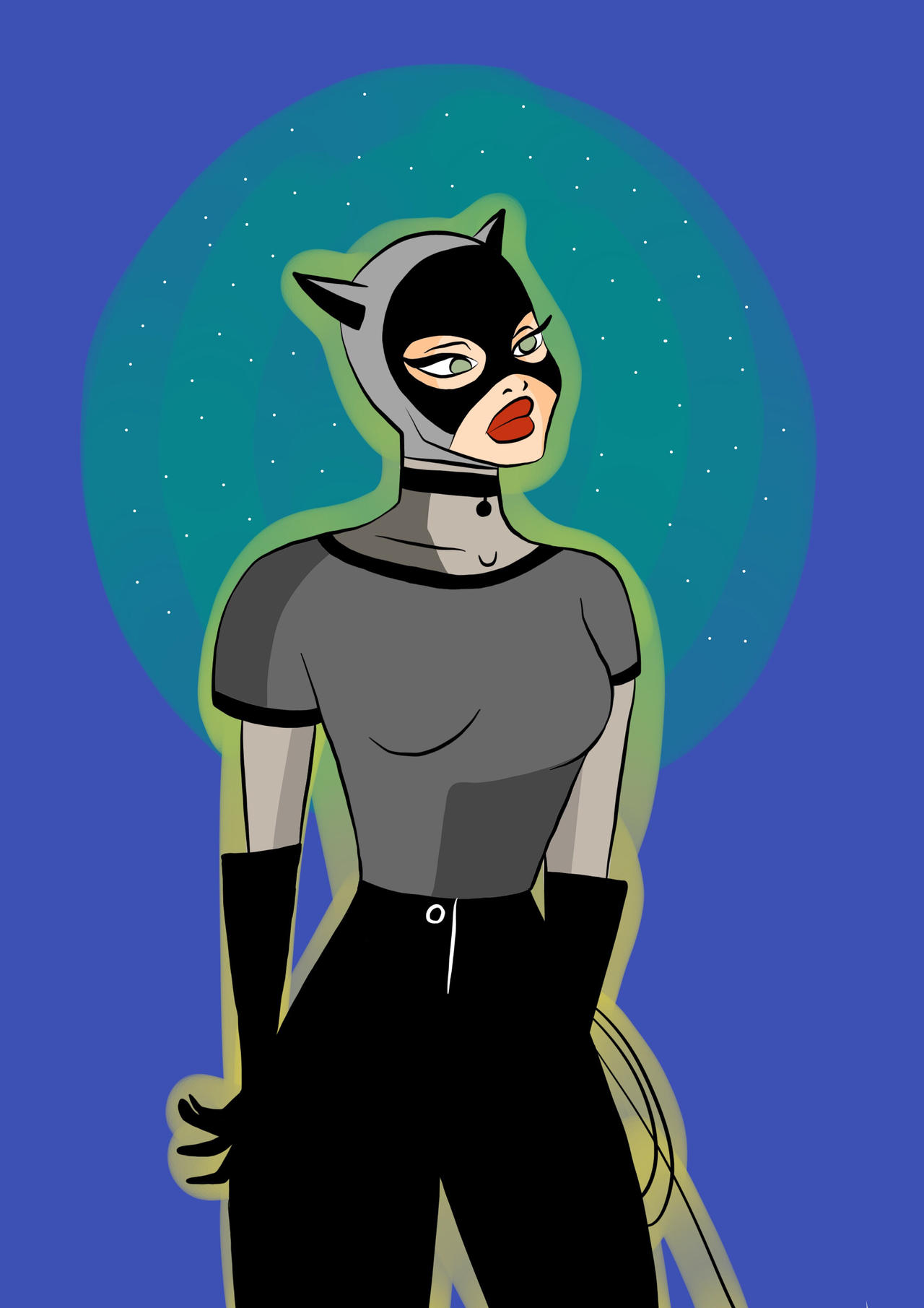 Catwoman Batman the animated series fan art by heycatcat on DeviantArt