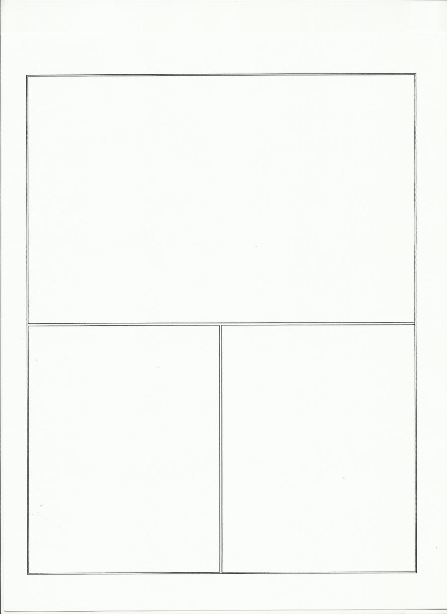 Comic Book Pages Blank 3