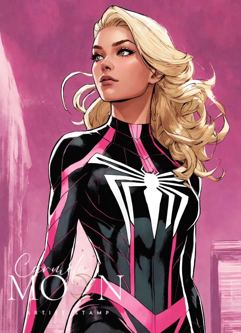 Pink Spider Rider Pink Spider-Woman by WolfLover887 on DeviantArt