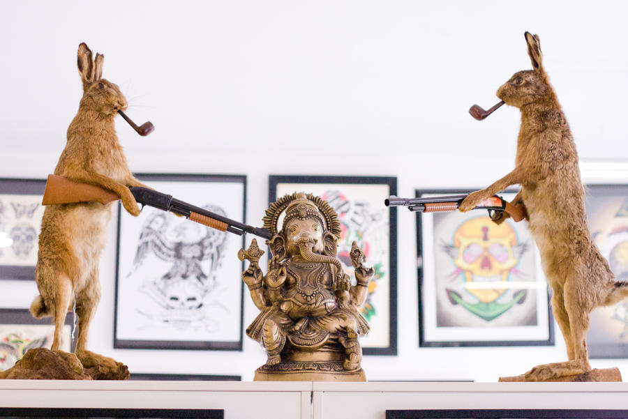 Surreal Rabbits by Kasiulica on DeviantArt