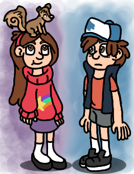 The mystery twins drawn in my style