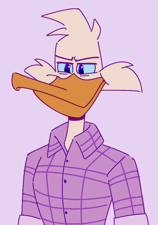 Grumpy cute duck by purpleterror91 on DeviantArt