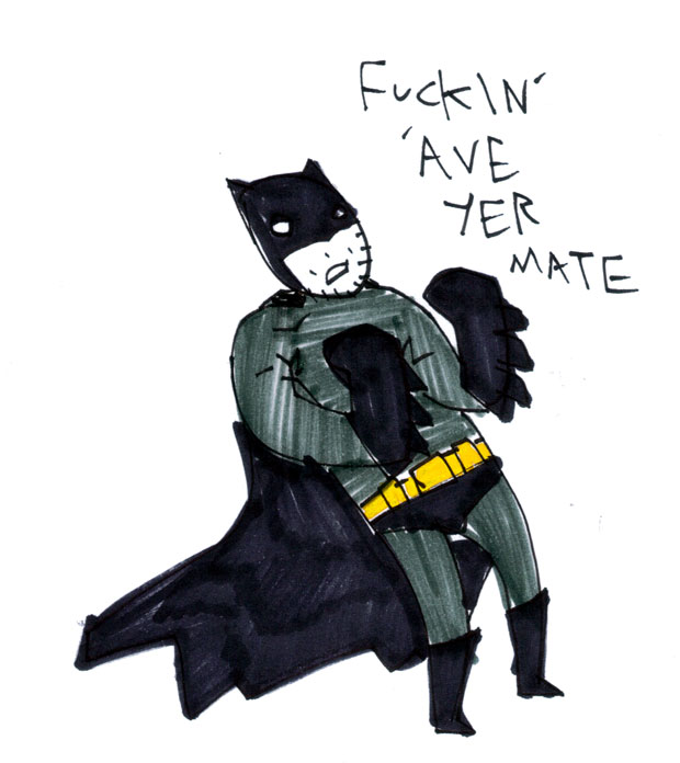 free sketch BATMAN