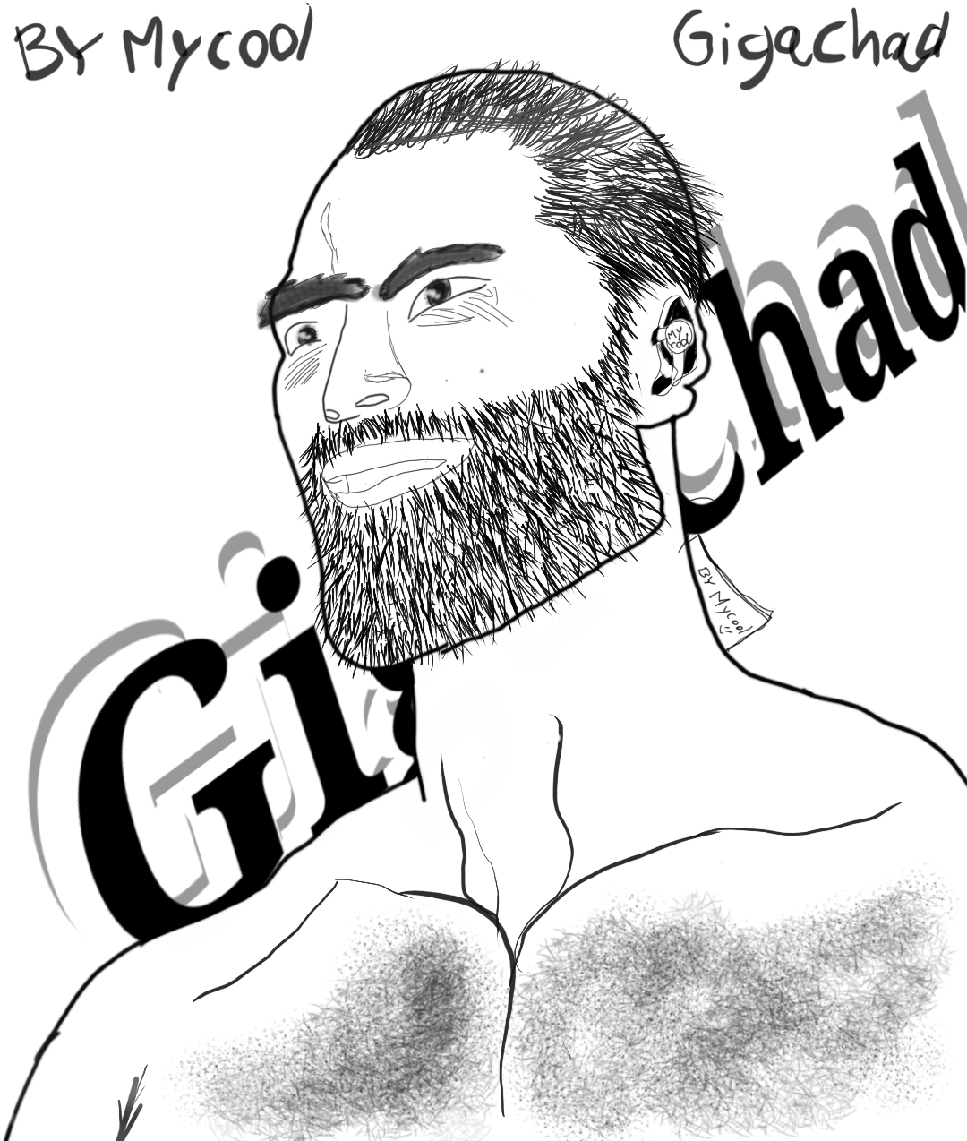 Gigachad by MycoolHeiArtist on DeviantArt