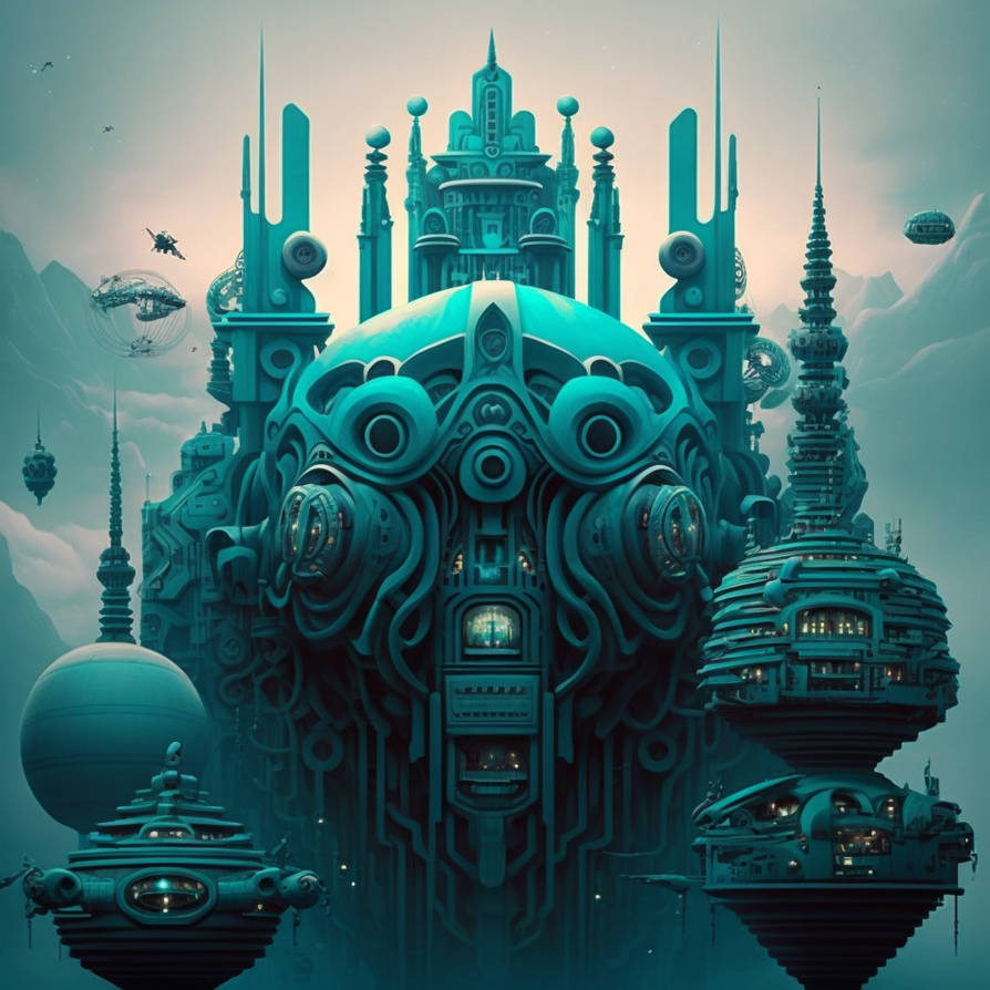 The Machine City in the Sky by ScifiDreamscapes on DeviantArt
