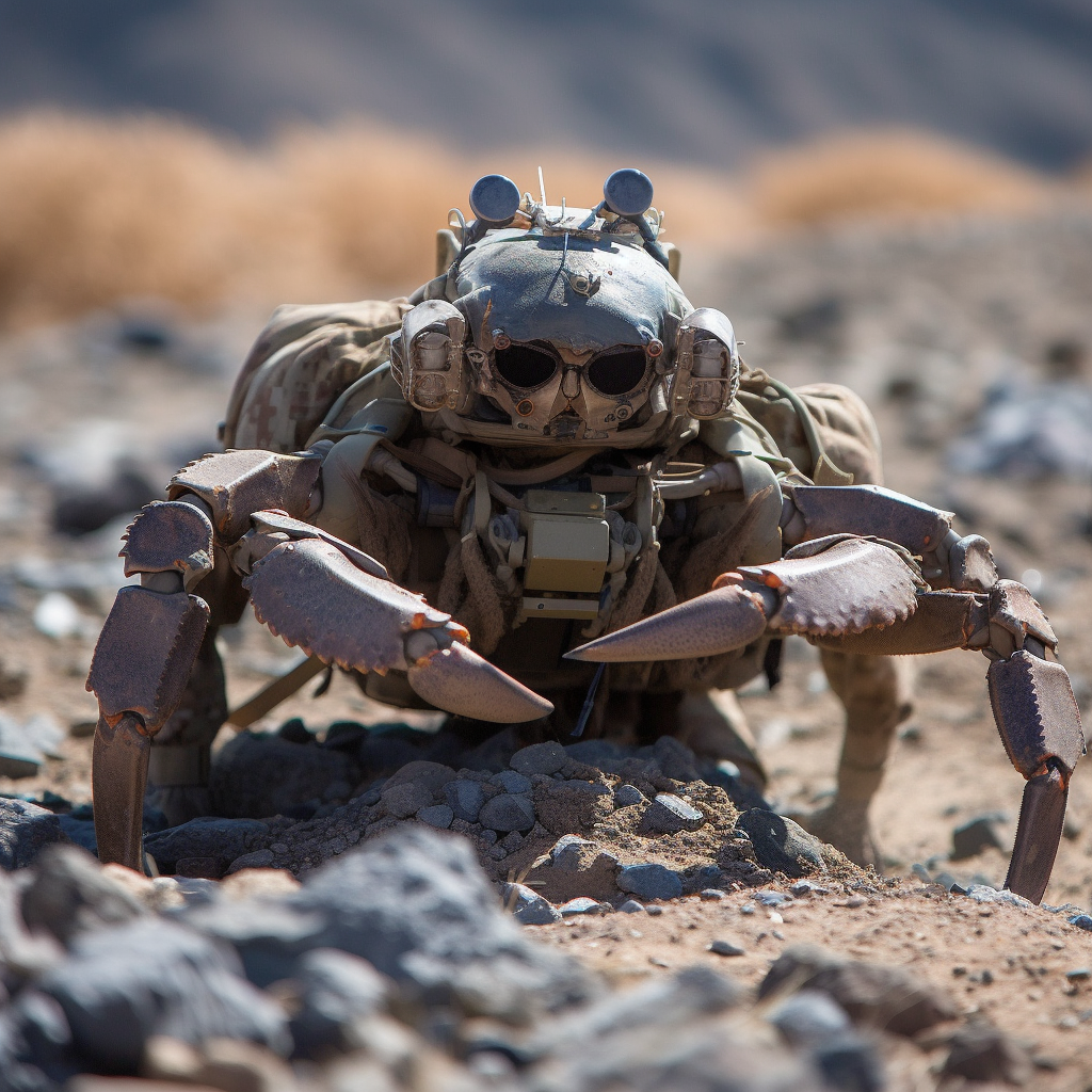 Little Crab Soldier by ScifiDreamscapes on DeviantArt