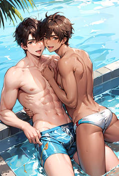 Let's play at the pool