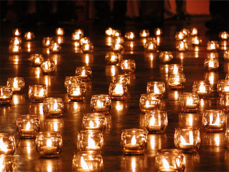 Floor of Candles...