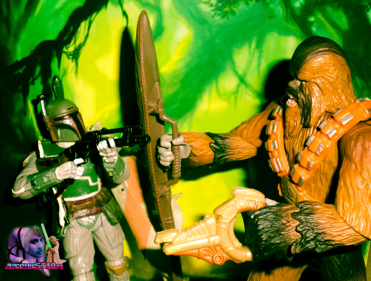 Boba Fett Vs Wookie 2