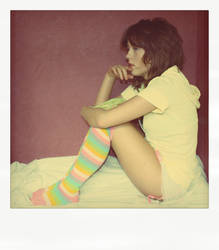 Polaroid Rainbow Socks