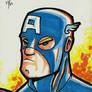 Captain America Sketch Card III