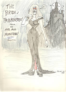 Bride of Frankenstein from The Mad, mad monsters!