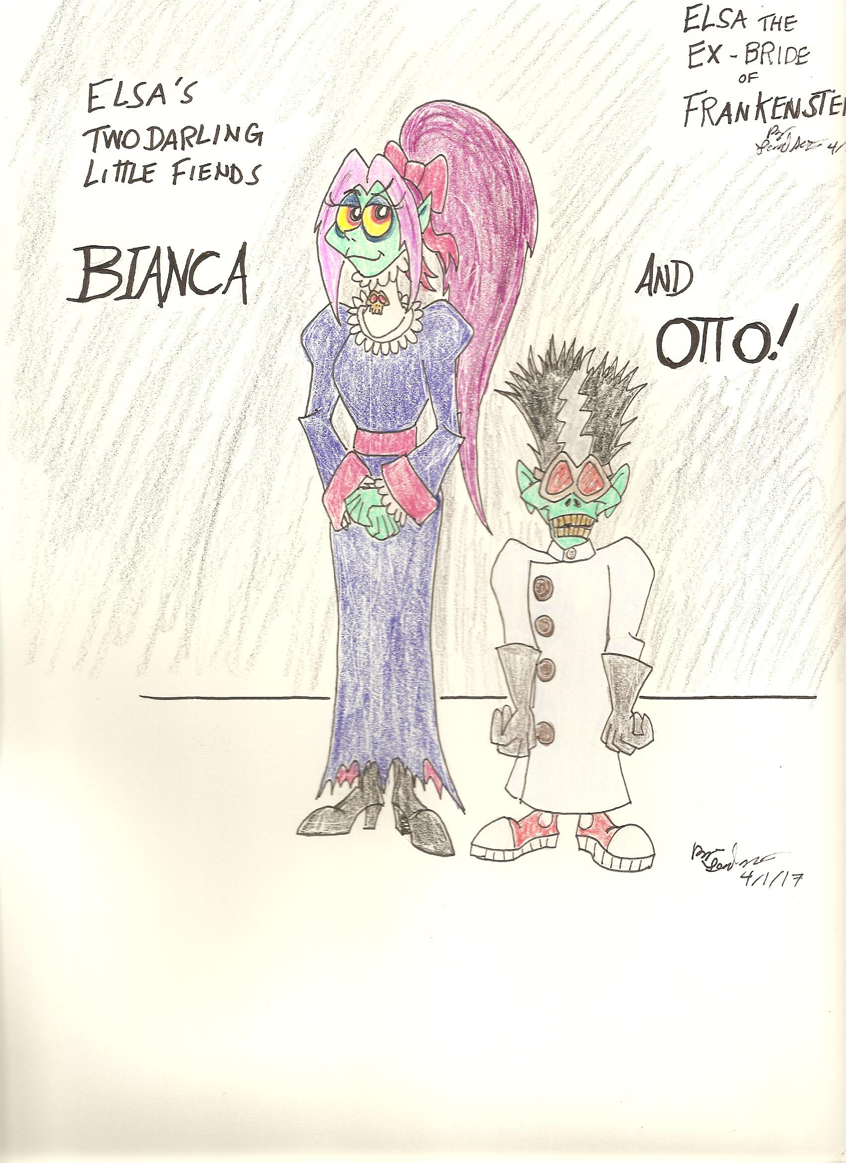 Bianca and Otto Frankenstein.