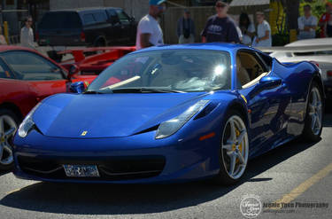 Blue Ferrari