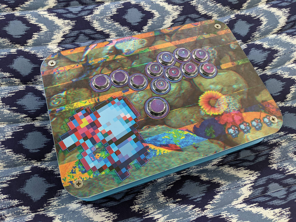 Custom All-button Fightstick by AMJZero on DeviantArt