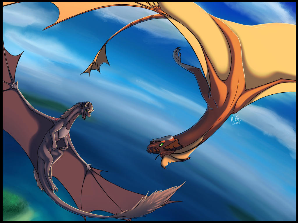 Dancing dragons by TheMeepLord on DeviantArt