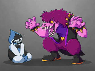 Scare Lesson with Susie and Lancer!