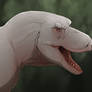 Albino Tyrannosaurus