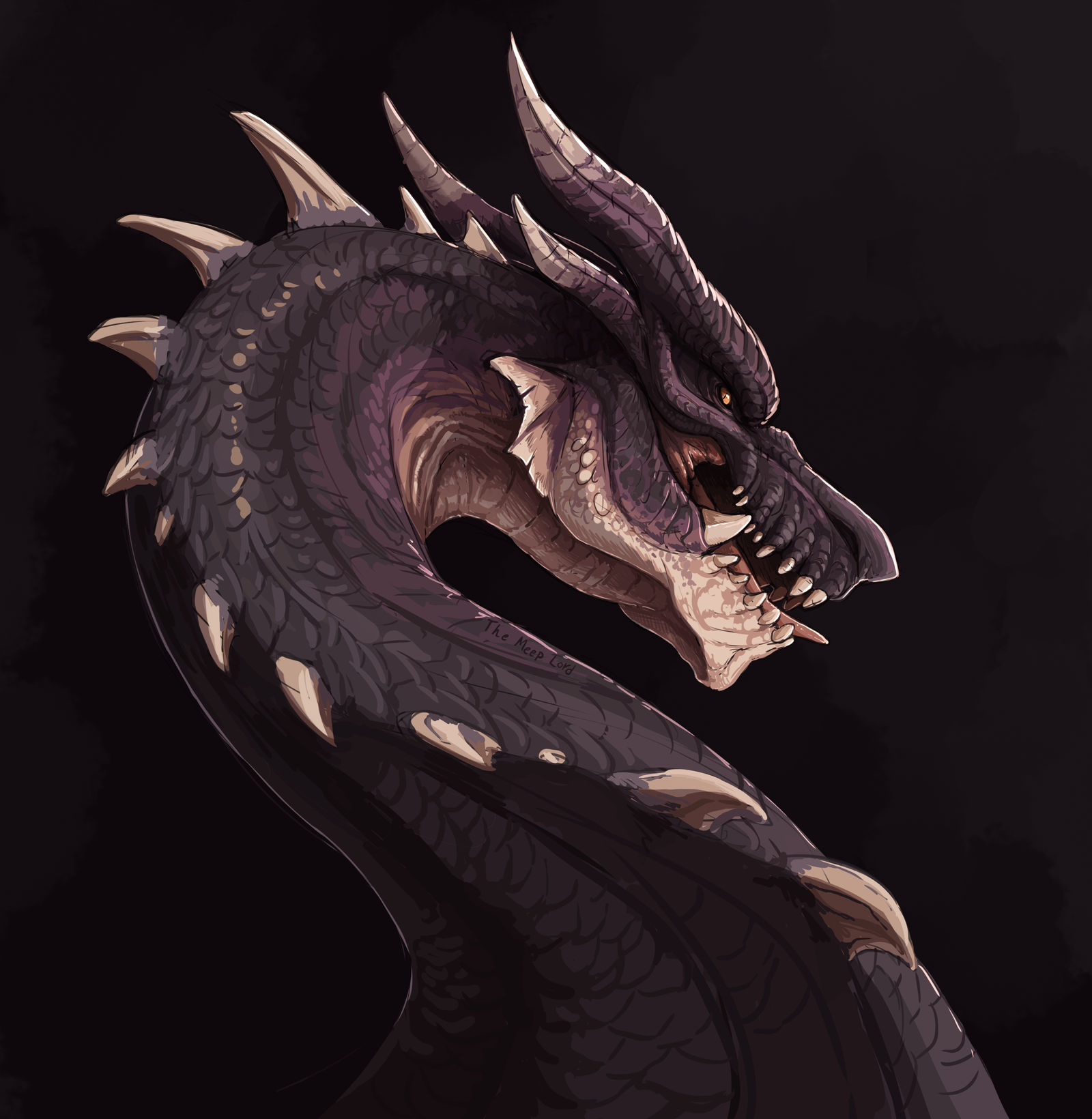 Fatalis Painting by TheMeepLord on DeviantArt
