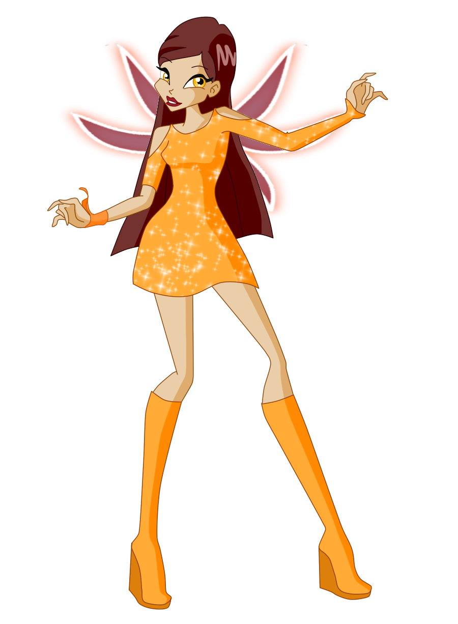 Alfea students: Amber, fairy of autumn