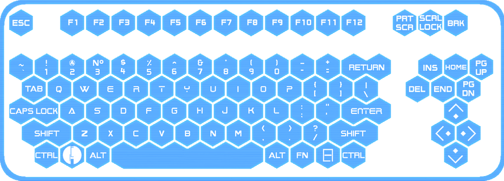 Hexagon Keyboard by hxtremechaos on DeviantArt